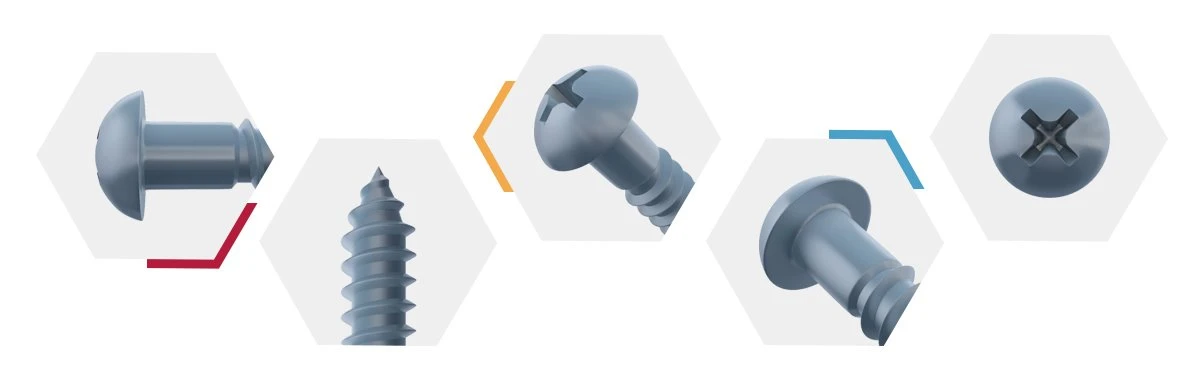 Phillips Pan Head Wood Screws-DIN 7996-detail