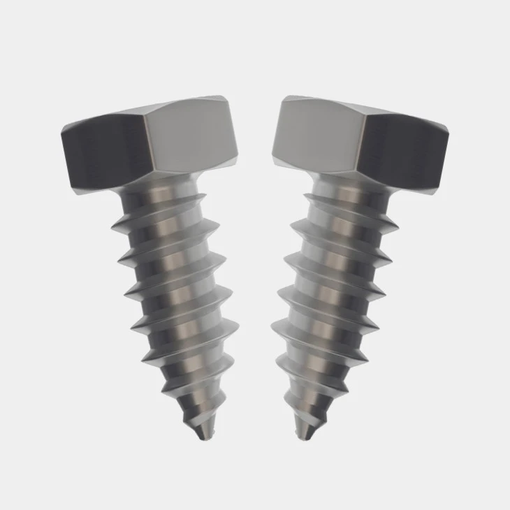 Stainless Steel Self Tapping Hex Head Screws-Screws